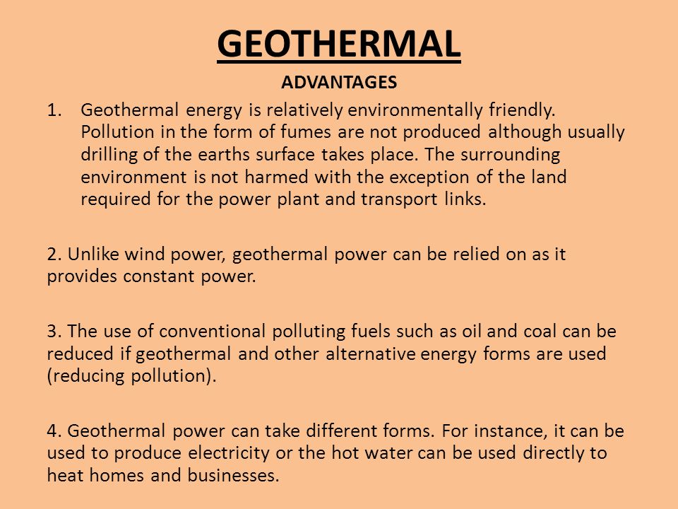 The Green Guide: Advantages and Disadvantages of Geothermal Energy